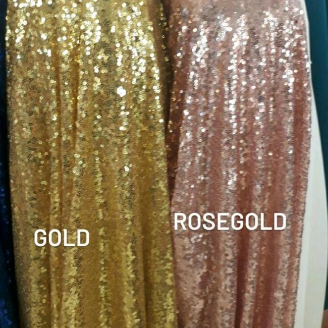 Bahan sequin/Kain seribu payet/Kain sequin/gold