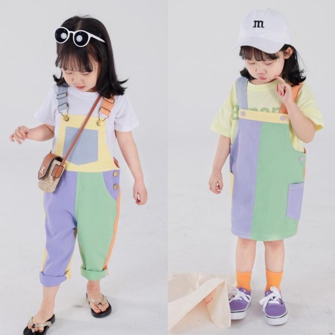 Celana Kodok Anak Cewek Dress Kodok Anak Cewek Colorful