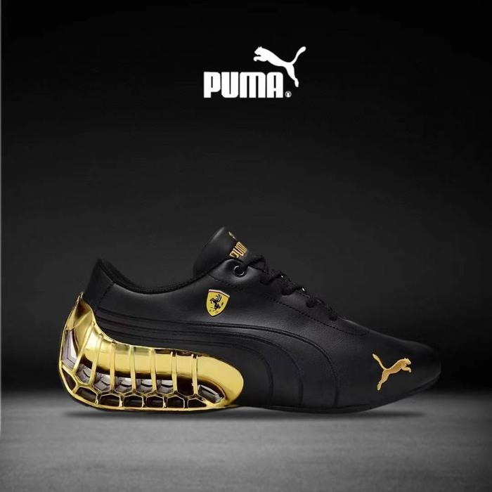 Sepatu Puma Ferrari Super GT Motorsport Black Gold Original BNIB