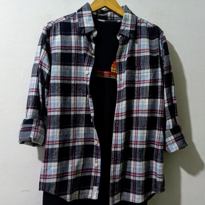 kemeja casual flannel x'tyle original second