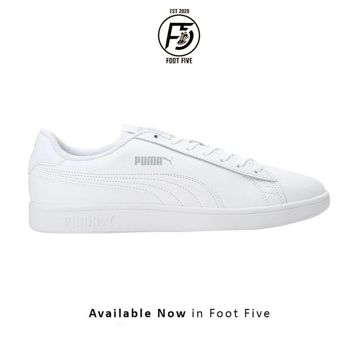 Sepatu Unisex Puma Smash V2 L White Original BNIB