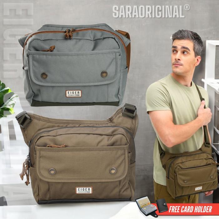 Eiger Base Shoulder Bag 7L Waistbag Tas Selempang Pria Original Terlaris