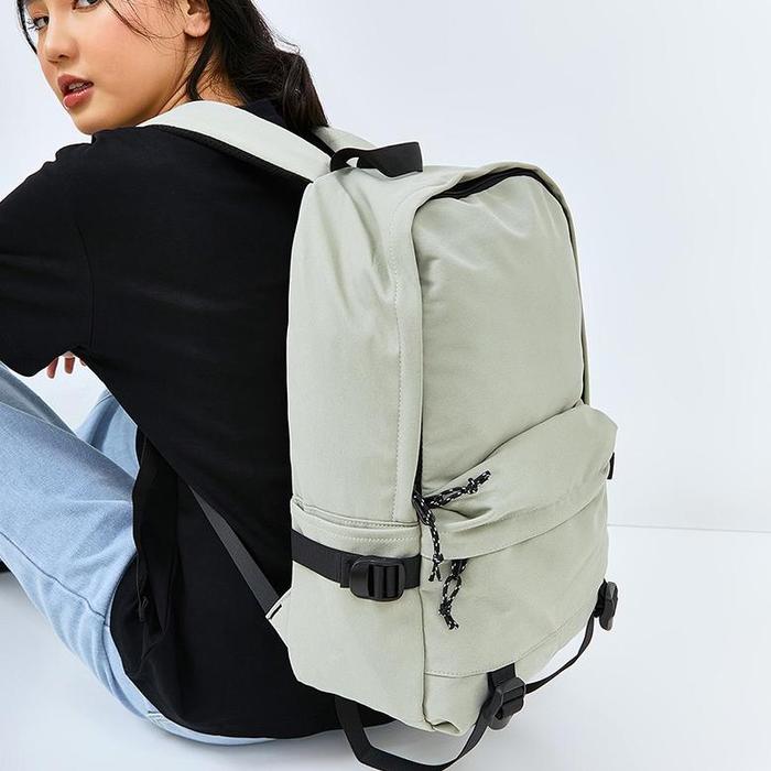 Promo Spesial Kkv -Dunns Unisex Backpack Ransel Canvas Tas Punggung Basic Polos Warna Solid Color Ba