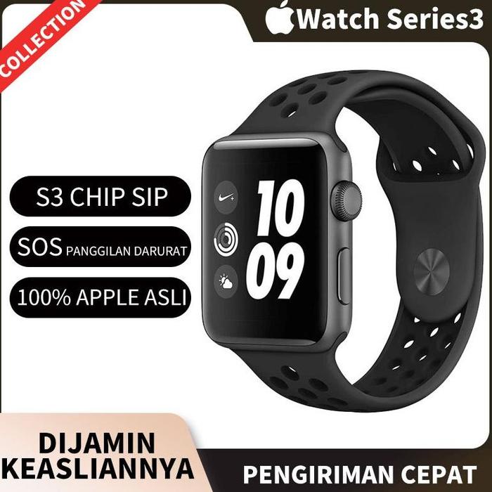 Original 100% Apple Watch / iwatch Seri 3 38MM 42MM Second FULLSET LIKE NEW Bergaransi ex inter