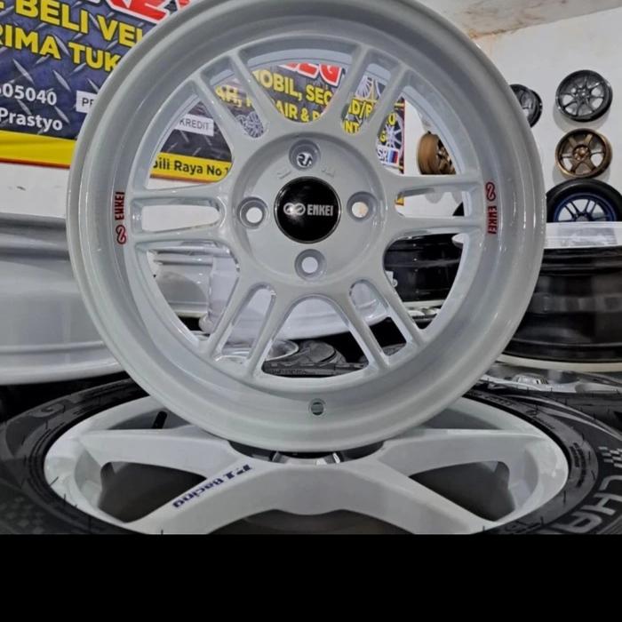 ENKEI RPF1 R15 4X100 PUTIH BY JF LUXURY