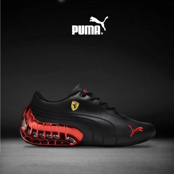Sepatu Puma Ferrari Super GtT Motorsport Black Red Original Guarantee