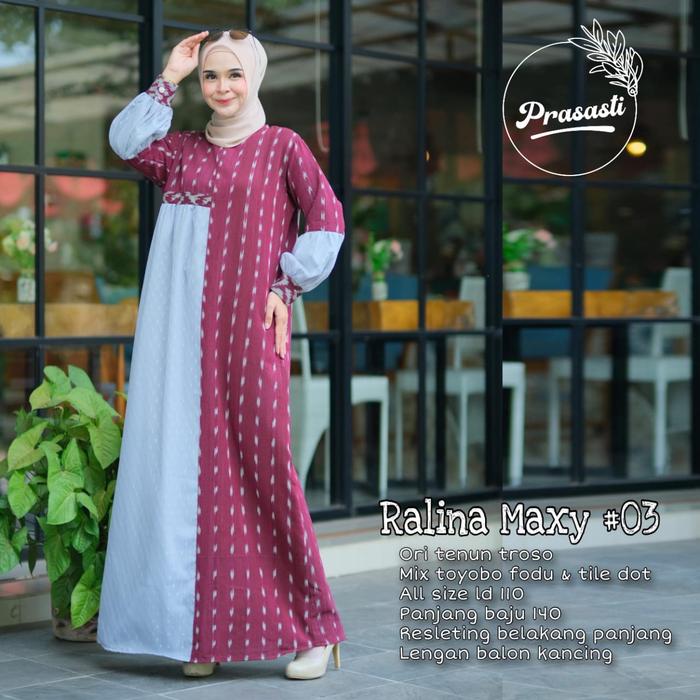 gamis long dress tenun troso mix toyobo 02