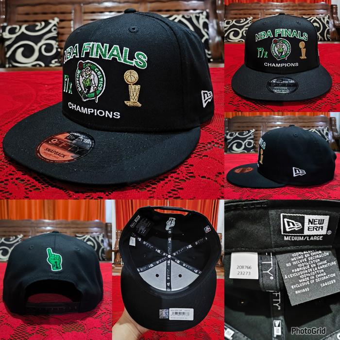 TOPI 9FIFTY NBA FINALS BOSTON CELTIC SIZE: M/L (57-60 CM) ORIGINAL AUTHENTIC NEW ERA