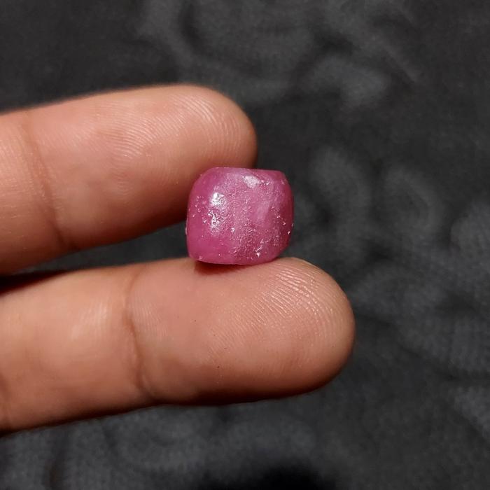Natural pinkish red ruby rough