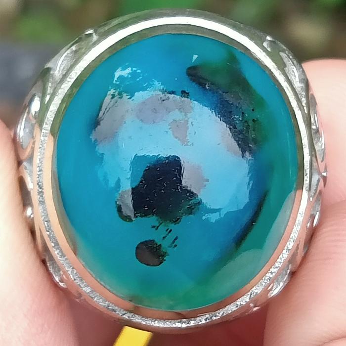 Natural Bacan Doko Kristal ( Batu Akik Natural asli Ternate - Maluku Utara )