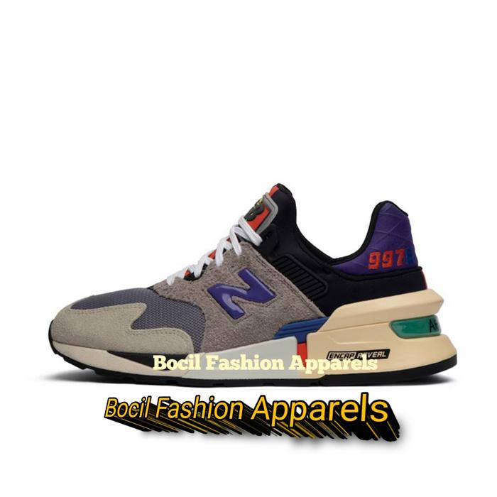 Sepatu NB New Balance MS997JKB Bodega Grey Purple [ 100% BNIB ] Brand New Include Box