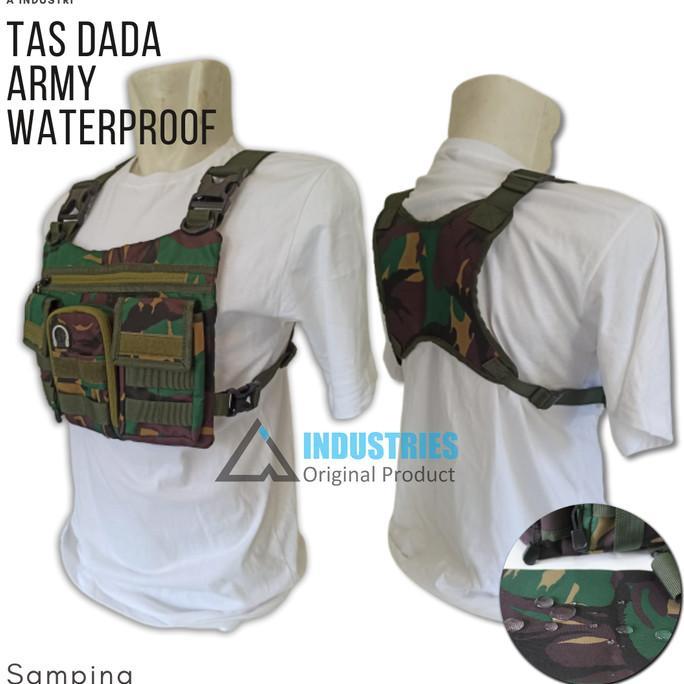 100% NEW ROMPI VEST BERBURU MODEL TAS DADA TACTICAL ARMY LORENG CAMO ANTI AIR HAPPY SHOPING