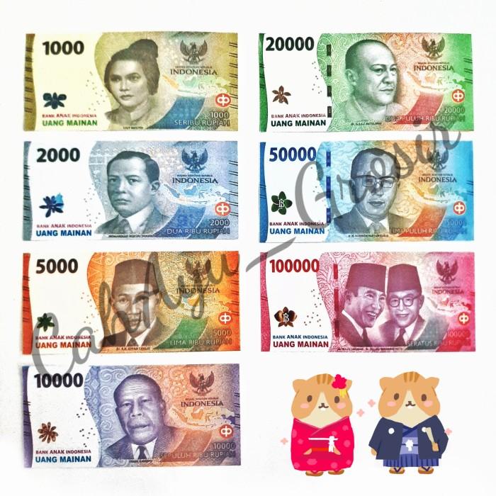 100 lembar - Mainan Monopoli Duyit Mainan Mahar Anak