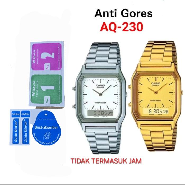 Anti Gores Screen Protector Casio AQ-230A AQ-230GA AQ-230 AQ230