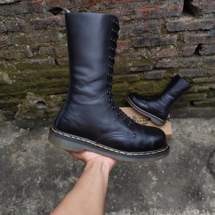 dr. martens 1914 Stell toe black smooth
