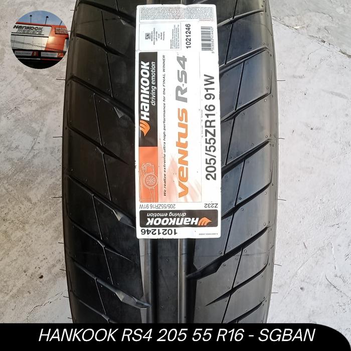 HANKOOK VENTUS R-S4 RS4 205 55 R16 Z232 - SEMI SLICK TYRES