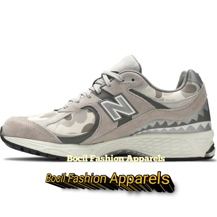 Sepatu NB New Balance 2002R Bape Grey [ 100% BNIB ] Brand New Include Box