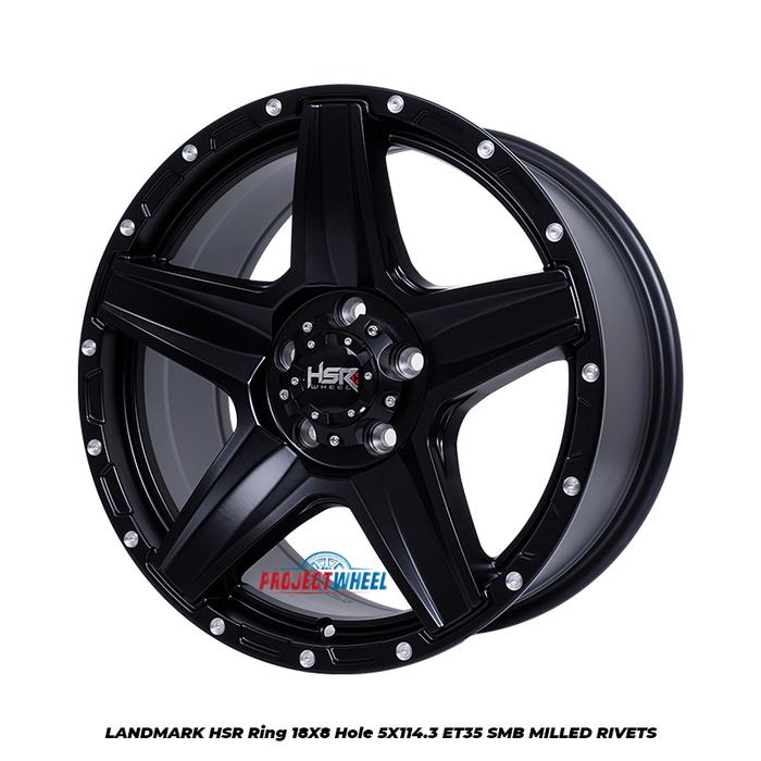 velg hsr semi offroad terios rush innova outlander velg hsr landmark ring 18
