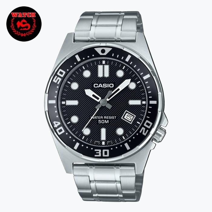 Jam Tangan Pria Casio Original MTD-135D MTD-135D-1AV Official Warranty Casio 1 Years