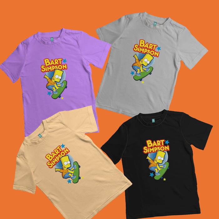 kaos bart simpson - kaos anak bart simpson
