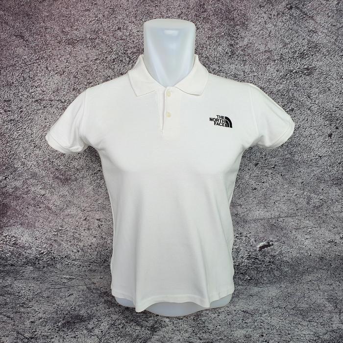 Baju Kaos Polo Wanita / Anak THE NORTH FACE  TNF - Size S / Lebar 44 cm - Original - Second