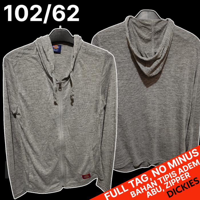 Sweater Tipis  Dickies/Hoodie Zipper Tipis Dickies/HD Tipis Abu, Bekas