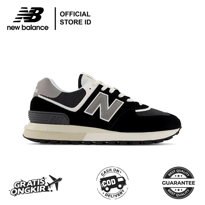 SEPATU NB NEW BALANCE 574 LEGACY BLACK WHITE MEN'S SHOES