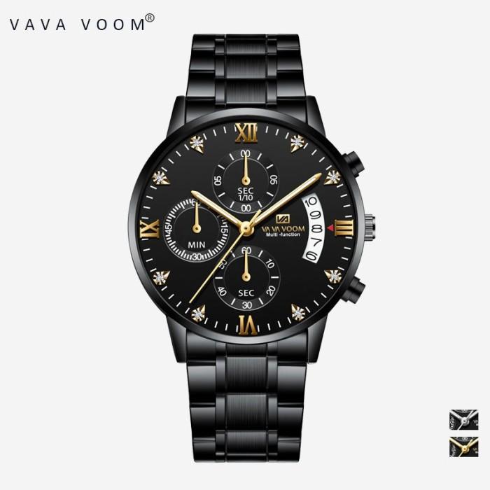 JAM TANGAN PRIA DIJAMIN 100% ORIGINAL 100% ORI JAM TANGAN ANALOG PRIA JAM TANGAN CHRONOGRAPH PRIA VA