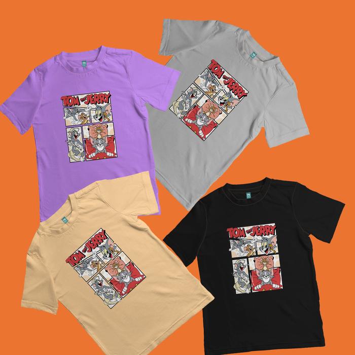 kaos tom and jerry - kaos anak tom and jerry