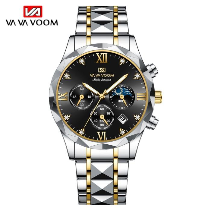 JAM TANGAN PRIA DIJAMIN 100% ORIGINAL 100% ORI JAM TANGAN ANALOG PRIA JAM TANGAN CHRONOGRAPH PRIA VA