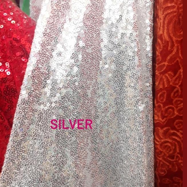 Bahan sequin/Kain seribu payet/Kain sequin/gold