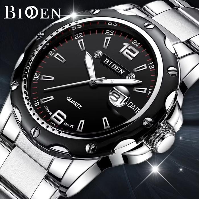 JAM TANGAN PRIA DIJAMIN 100% ORIGINAL 100% ORI JAM TANGAN ANALOG PRIA BIDEN 6281H