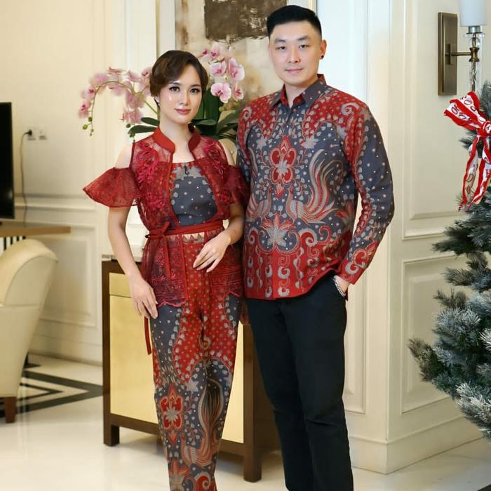 Set Celana Batik Brukat Couple