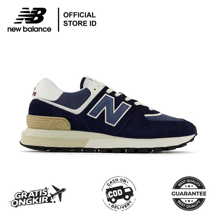 SEPATU NB NEW BALANCE 574 LEGACY NAVY WHITE  MEN'S SHOES