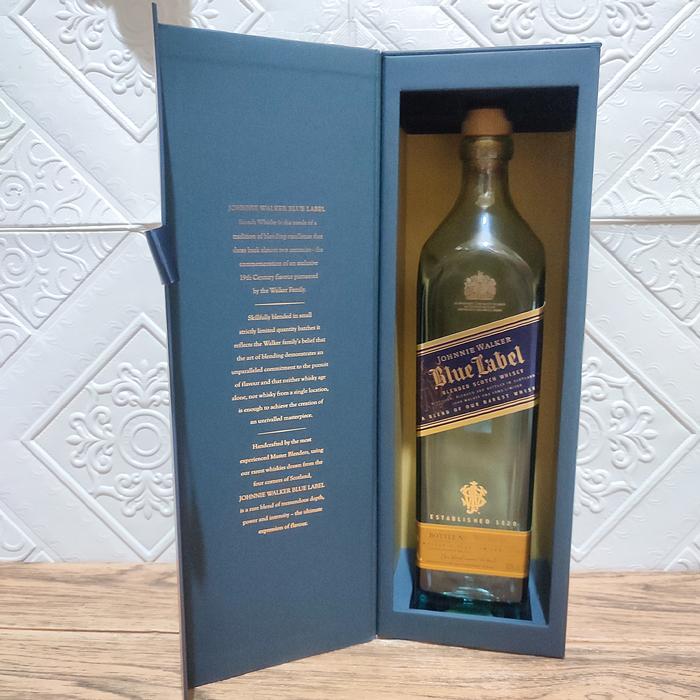 koleksi botol bekas_jw blue label