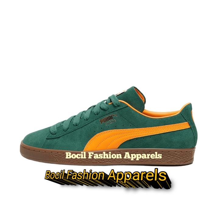 Sepatu Puma Palermo Green Yellow Suede Gum [ 100% BNIB ] Brand New Include Box