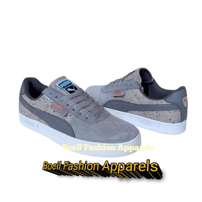 Sepatu PM G Vilas Cool Grey Suede [ 100% BNIB ] Brand New Include Box
