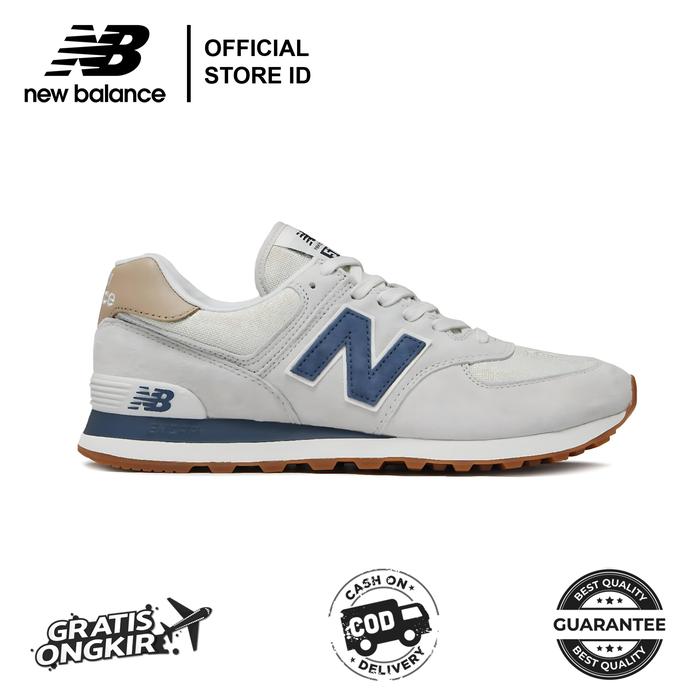 SEPATU NB NEW BALANCE 574 CLASSIC BEIGE NAVY