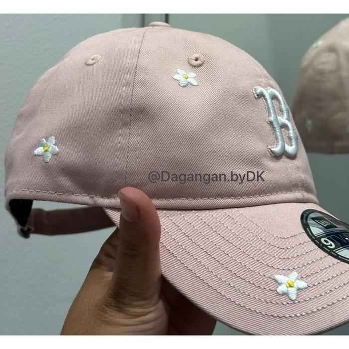 Topi New Era Boston Original 100% Pink