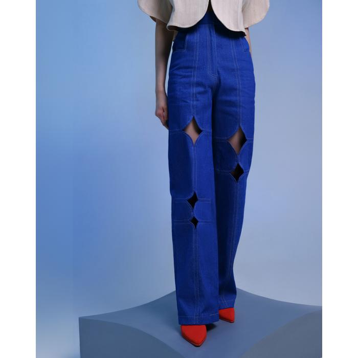 Virgo Pants in Classic Denim Blue