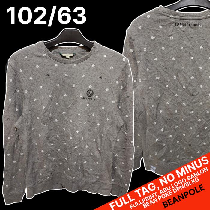 Sweater Beanpole/Crewneck Fullprint Beanpole/CN Abu Beanpole, Bekas