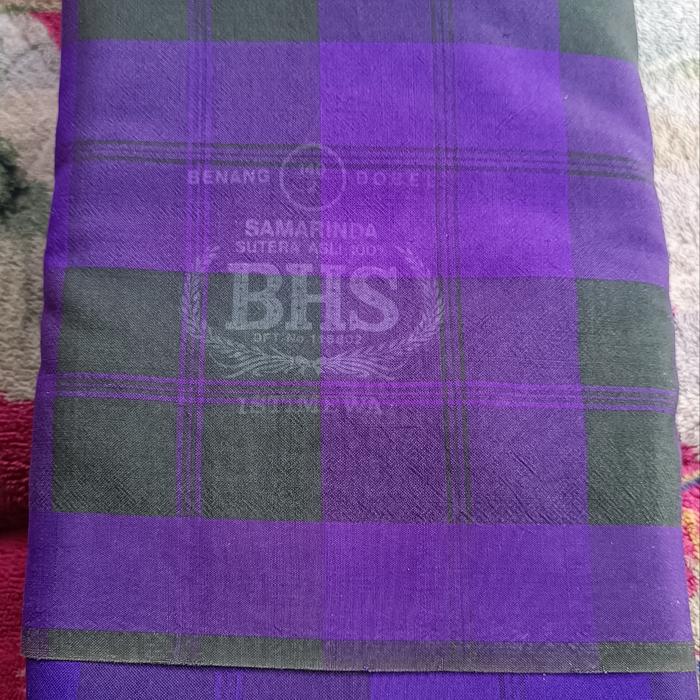 Sarung BHS KDT SAMARINDA ISTIMEWA Full Sutra 140/2 Olive Tua