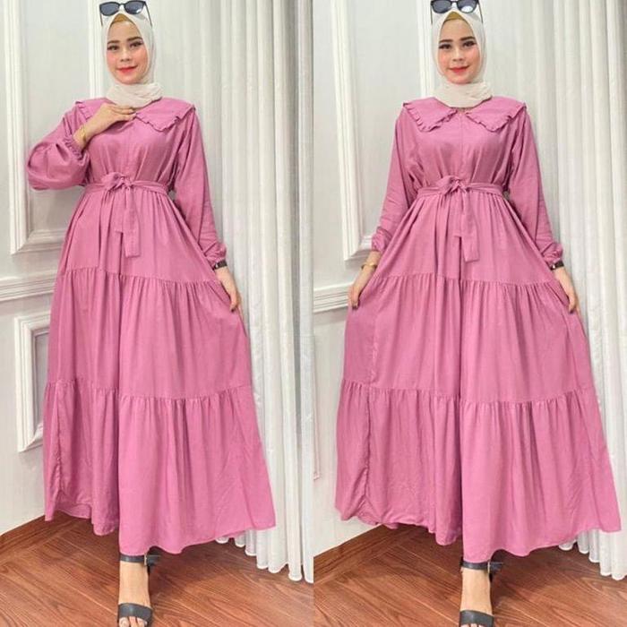(--) GAMIS NOORA JUMBO / dress wanita fashion muslim / dress wanita / gamis terbaru / gamis / gamis 