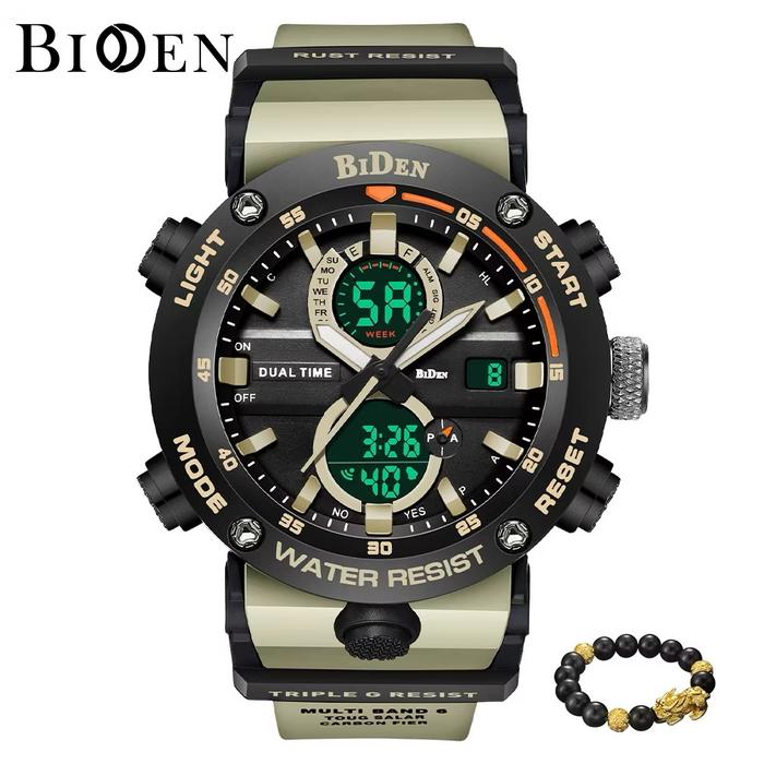 JAM TANGAN PRIA DIJAMIN 100% ORIGINAL 100% ORI JAM TANGAN ANALOG PRIA JAM TANGAN DIGITAL PRIA BIDEN 