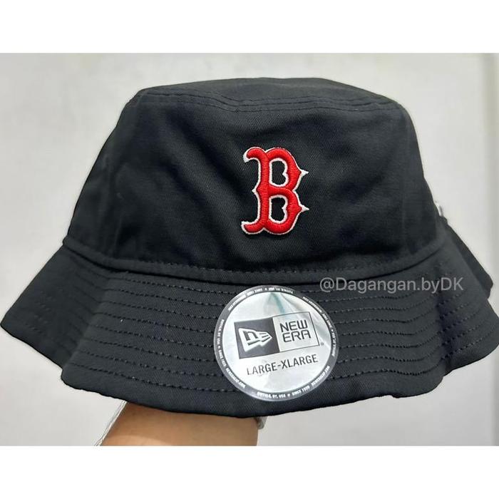 Topi Bucket Hat New Era Red Chery Original 100%