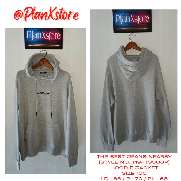 THEBESTJEANS (TBJ) NEARBY (STYLE NO. T194TS300P) HOODIE JACKET ABU MISTY