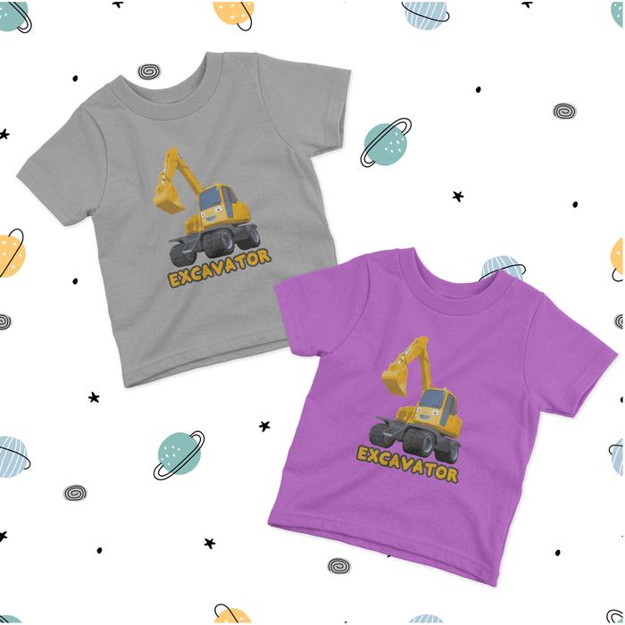 kaos excavator - kaos anak excavator