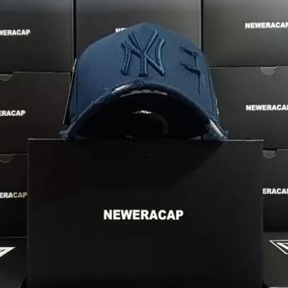 TOPI BASEBALL IMPORT NY SOBEK NAVY PREMIUM 9FORTY
