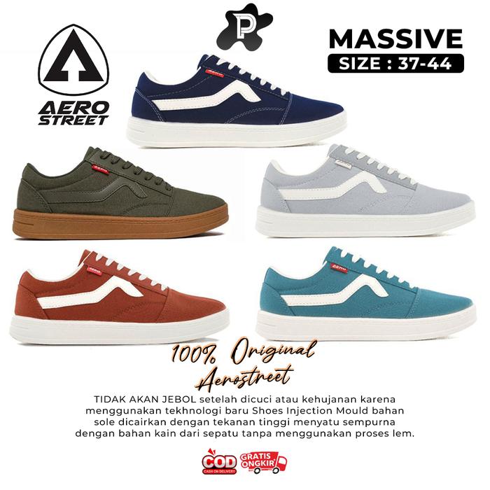 Aerostreet Massive Low Navy / Army / Abu Pastel / Maroon