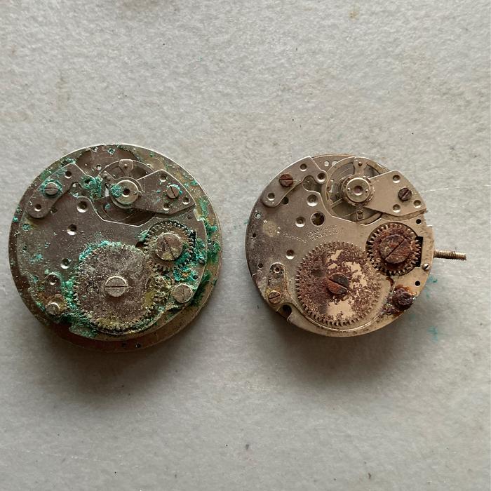2 Mesin Jam Tangan Pria BF Cal. 866 Vintage Jadul Wingo, Tosca, dll